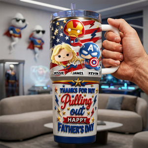 Funny Hero Sperm Tumbler - Personalized Gifts For Dad 04huta090526