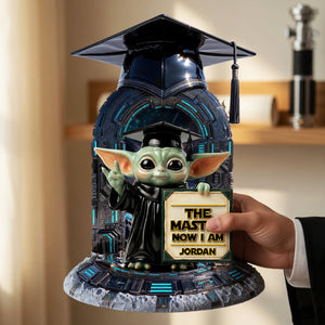 Graduation Green Aliens Acrylic Plaque - Personalized Gifts For Graduates 07todt080526