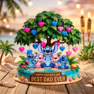 Best Dad Ever Acrylic Plaque - Personalized Gifts For Dads 04tydh040526