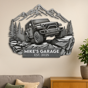 Garage Metal Sign - Personalized Gifts For Off-road Lovers 03qhpu040625
