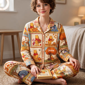 A Soft Autumn Pajama Set - Personalized Gifts 04qhta250826