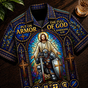 Armor Of Faith Hawaiian Shirt - Personalized Gifts For Christians 05HUQN240626