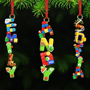 Personalized Gifts For Christmas, Alphabet Acrylic Ornament 03nata131025-Homacus