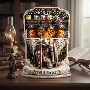 Armor of God – Acrylic Plaque Personalized Gifts For Christian 02HUDT120126