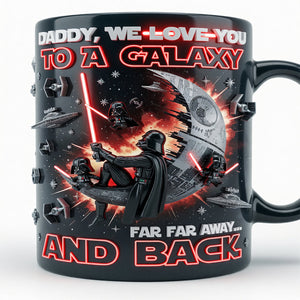 Fun Dad On Moon Magic Mug, Personalized Gifts For Dads 03qhdt210526