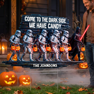 Trick Or Treat Squad Yard Sign - Personalized Halloween Decor 04qhqn030826