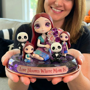 Love Blooms Where Mom Is Acrylic Plaque - Personalized Mother's Day Gifts 05pgqn250326