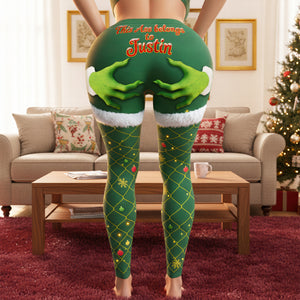 Naughty Couple Hands Leggings - Personalized Gifts For Her 04naqn071025