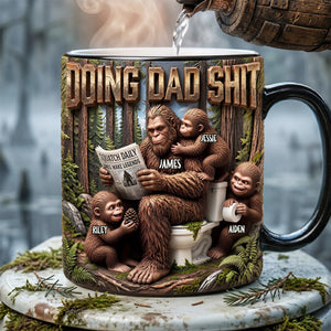 Funny Squatch Dad Magic Coffee Mug - Personalized Gifts For Dad 02tyta060526