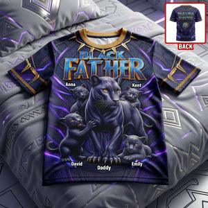 Predator Dad And Kids Shirt - Personalized Gifts For Father's Day Shirt 02HUQN080526