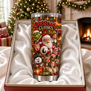 Christmas Characters Tumbler - Personalized Gifts 02totn101026