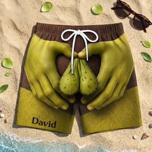 Men's Funny Beach Shorts - Personalized Gifts 03ohta040726
