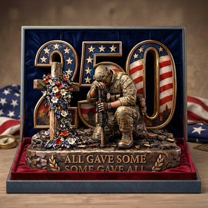 250 Memorial Tribute Acrylic Plaque Personalized Gifts For Veterans 02TYDT020326