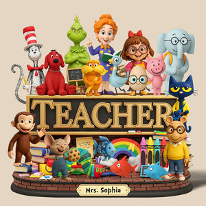 Children's Book Acrylic Plaque - Personalized Gifts For Teacher 02naqn050625