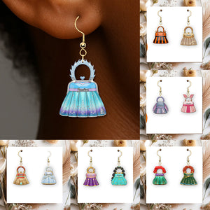 Handbag Acrylic Earrings - Personalized Gift For Princess Lover 01OHMG010825