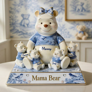 Sweet Mama Bear Acrylic Plaque - Personalized Gifts For Mom 02PGLU020426