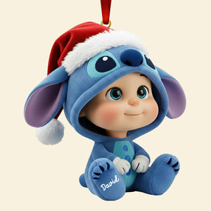 Cute Characters Acrylic Ornament - Personalized Christmas Gifts 02huqn251125