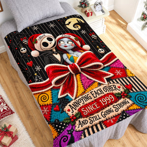 Annoyingly In Love Couple Blanket - Personalized Christmas Gifts For Couple 03paqn170926