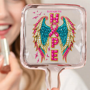 Ribbon Awareness Handheld Mirror - Personalized Gifts 01HUDT081225