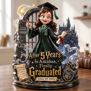 Finally Graduated Mystical Acrylic Plaque - Personalized Gifts For Graduates 03HUTN140526
