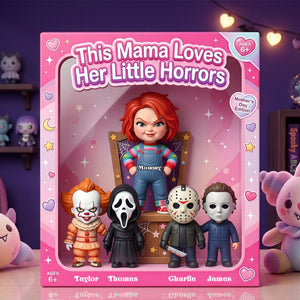 Horror Mom And Kids Acrylic Plaque - Personalized Gifts For Mother's Day Plaque 01NALU040426-Homacus