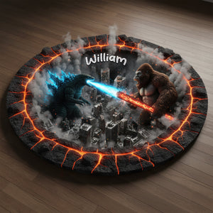 Monster Battle Doormat - Personalized Gifts For Movie Fans 03hyqn161025