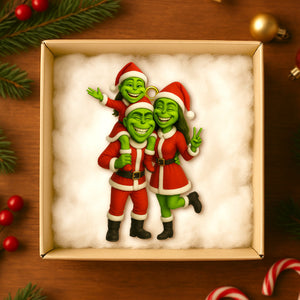 Funny Custom Photo Gifts For Family Christmas Acrylic Ornament 03ohtn200825