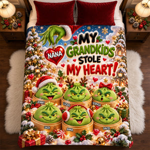 Mischievous Little Bao Buns Blanket - Personalized Gift For Grandmas 04NATN011026