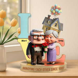Old Couple Acrylic Plaque - Personalized Gifts For Couple 03pgqn261125