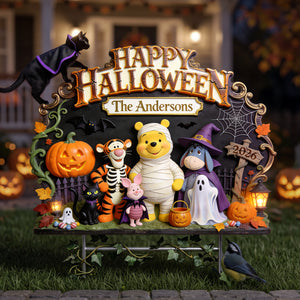 Happy Halloween Yard Sign - Personalized Halloween Gifts For Family 04pgta070826