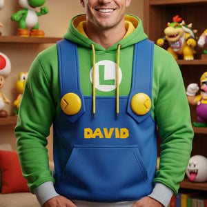 Retro Game Hero Hoodie - Personalized Gift For Gamers 03OHLU261225