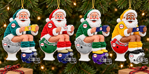 Dominate Santa Acrylic Ornament, Personalized Gifts For Sport Lovers 03qhqn201026