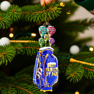 Golf Family Hand Christmas Ornament Personalized Gifts For Family 04OHDT200825 - Ornament - GoDuckee
