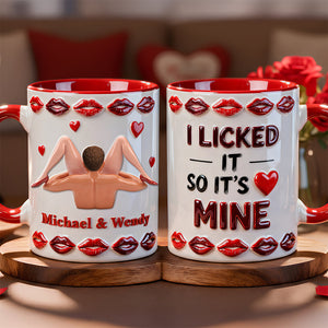 Funny Coffee Accent Mug - Personalized Gifts For Couple 02OHDT190126