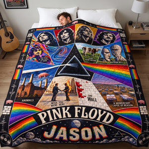 Pink Floyd Music Blanket - Personalized Gifts For Music Lovers 04HATA081026