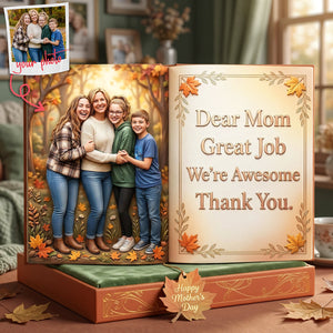 Thank You Mom Acrylic Plaque - Custom Photo Gifts For Mothers 03nata200326