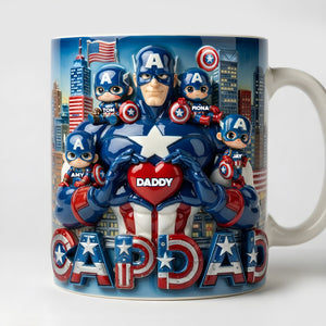 Shadow Hero Dad Magic Coffee Mug - Personalized Gifts For Dads 04OHLU160426