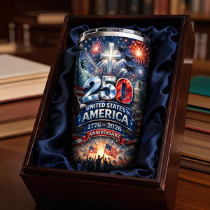 USA 250th Anniversary Tumbler - Personalized Gifts For Patriots 02hudt240226