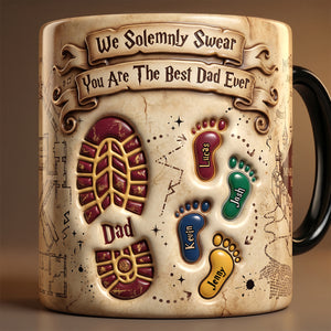 The Best Dad Heat Changing Mug - Personalized Gifts For Dads 02nadt220526