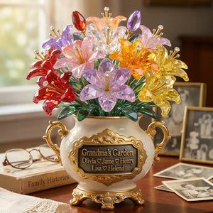 Grandma's Garden Acrylic Plaque Personalized Mother's Day Gifts 03TYDT130326