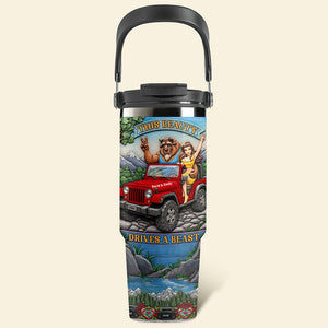 Monster & Princess Off-road Couple Tumbler - Personalized Gifts For Off-road Girl 01qhqn190625