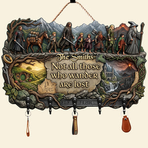 Warriors In Fantastical Journey Acrylic Key Hanger - Personalized Gifts 05naqn140726