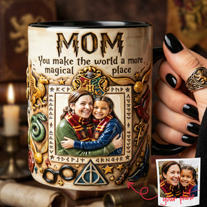 You Make The World More Special Accent Mug - Custom Photo Gifts For Moms 01huta110426