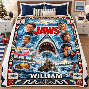 Deep Sea Predator Blanket - Personalized Gifts 06naqn121026