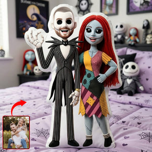 Spooky Couple - Custom Photo Pillow Gifts For Couple 05OHQN270326