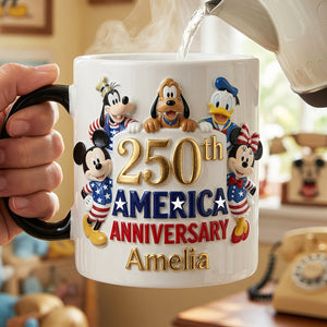 America 250th Anniversary Magic Coffee Mug - Personalized Gifts For Patriots 01tgdt050626