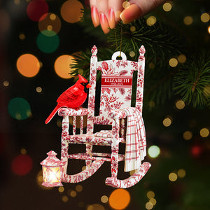 Heaven Cardinal Toile de Jouy Ornament - Personalized Gifts For Loved Ones 04pgta060925 - Ornament - GoDuckee