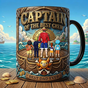 Captian Of The Best Crew Magic Coffee Mug - Personalized Gifts For Dad 02TODT120526