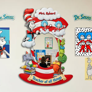 Whimsical Classroom Characters Mirror - Personalized Gifts For Teachers 06TGLU250725