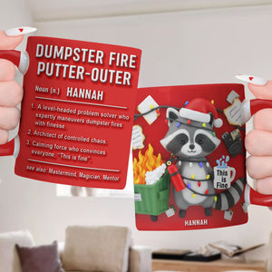 Funny Raccoon Office Coffee Mug – Personalized Gifts For Coworker 06naqn131125